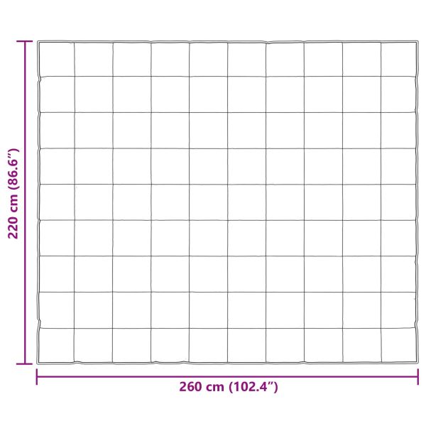 Пълно годишно юрганче Черно 220 x 260 cm Сатен и микрофибър