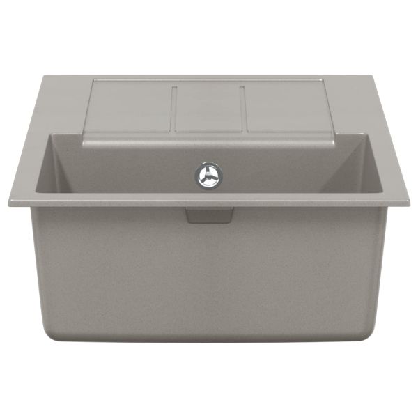 Мивка Сив 780 x 500 мм 80% Кварц и 20% Смола