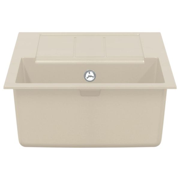 Мивка Бежово 780 x 500 мм 80% Кварц и 20% Смола