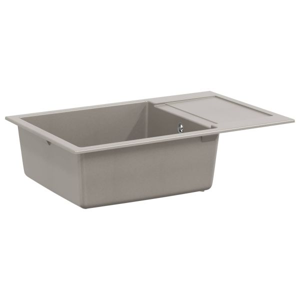 Мивка Сив 780 x 500 мм 80% Кварц и 20% Смола