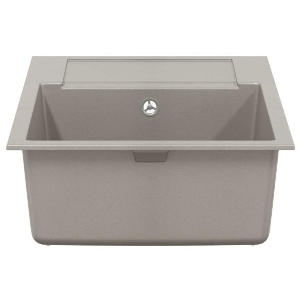 Мивка Сив 780 x 500 мм 80% Кварц и 20% Смола