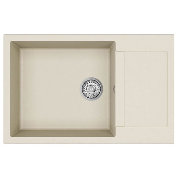 Мивка Бежово 780 x 500 мм 80% Кварц и 20% Смола