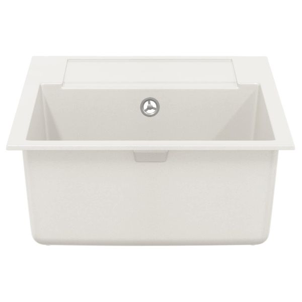 Мивка Бяло 780 x 500 мм 80% Кварц и 20% Смола