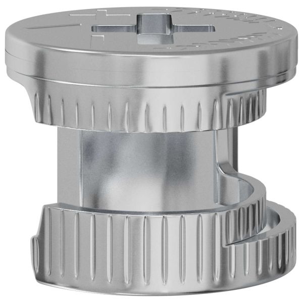 Гайки с кам лока 2 pcs Сребрист 12 x 10 мм Стомана