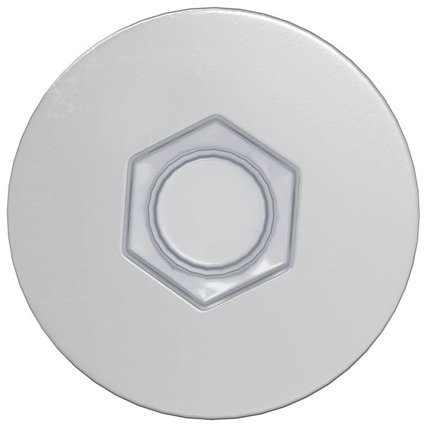 Винтове confirmat 12 pcs Сребрист Метал