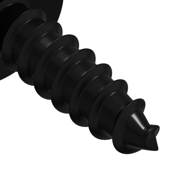 Самонарезен гвоздей 12 pcs Черно 3,5 x 12 мм Желязо