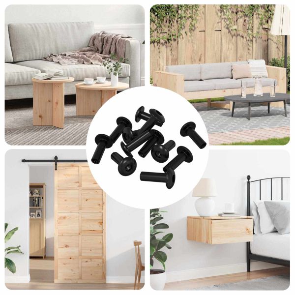 Гайки сSleeve 8451 pcs Черно Желязо