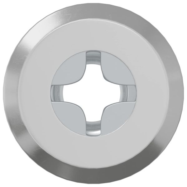 Гайка с заключване 2857 pcs Сребрист Стомана