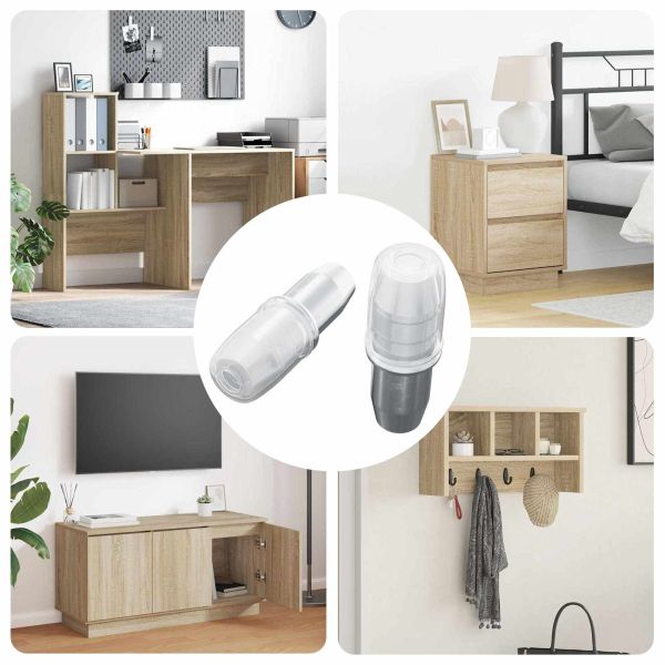 Долно закачалка за рафт 2 pcs Сребрист 7 x 16 мм Желязо