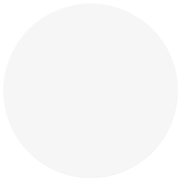 Стикер 12 pcs Бяло Ø 20 x 0,5 мм Хартия