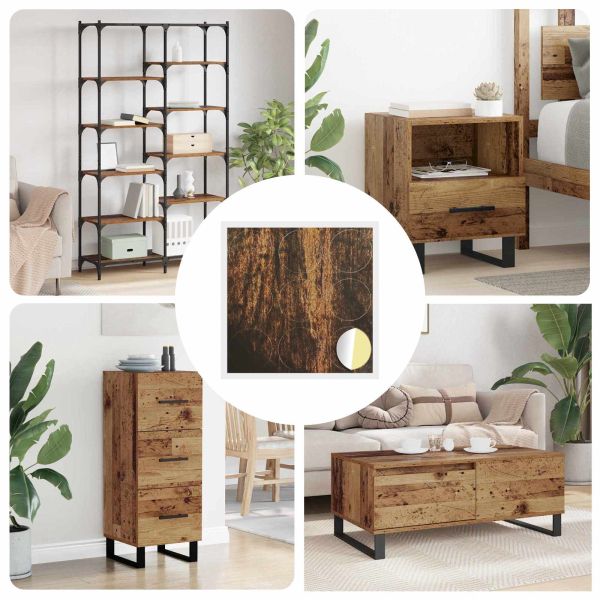 Самозалепваща корица за винтове 12 pcs Старо дърво