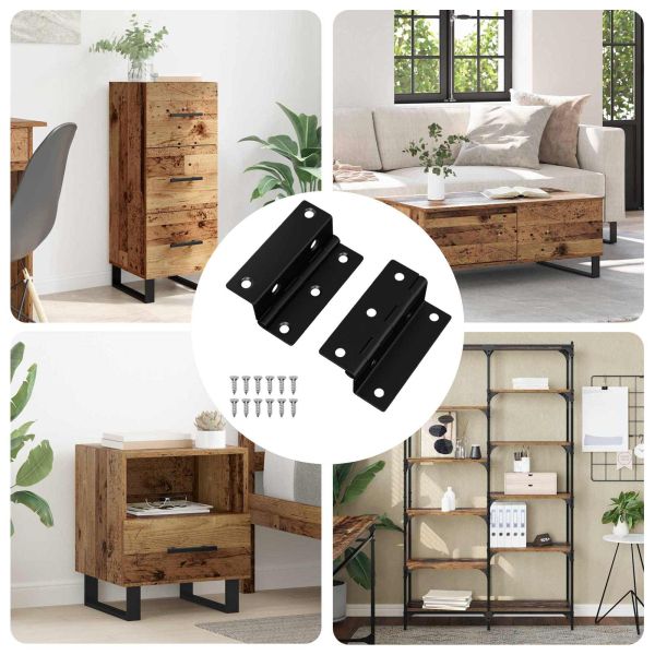 Панта 2 pcs Черно 38 x 17 x 60 мм Желязо