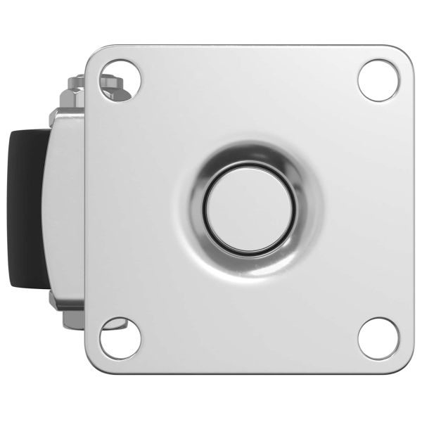 Кастър 2 pcs Сребрист 50 mm Найлон