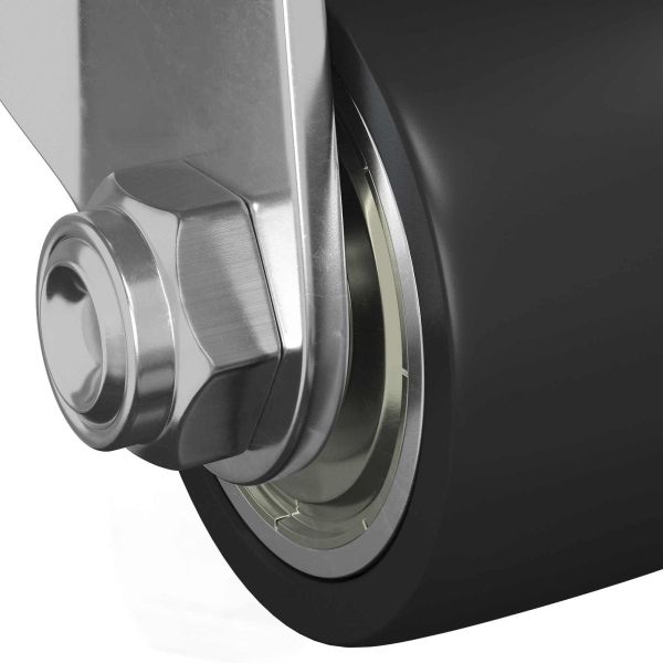 Кастър 12 pcs Сребрист 50 mm Найлон