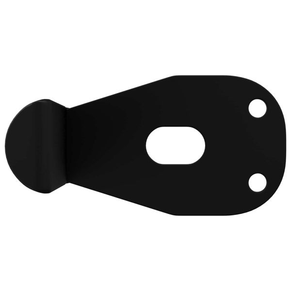 Крака за мебели 2 pcs Черно 0 Желязо