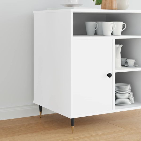 Крака за мебели 12 pcs Черен и златен Ø 40 x 98 мм Желязо