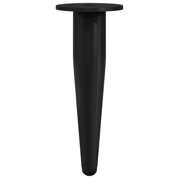 Крака за мебели 2 pcs Черно Ø 40 x 98 мм Желязо