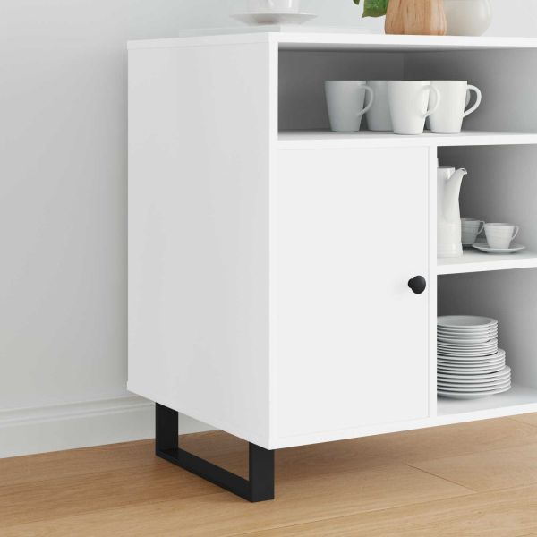 Крака за мебели 2 pcs Черно 34,1 x 4 x 10 мм Желязо