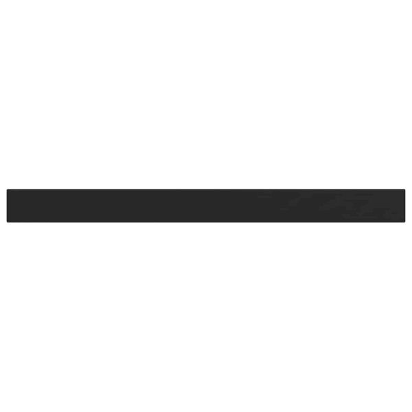 Крака за мебели 2 pcs Черно 48,1 x 4 x 10 мм Желязо