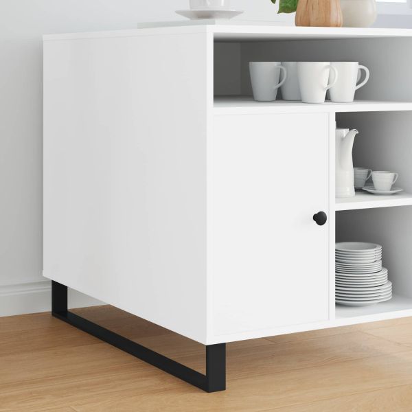 Крака за мебели 2 pcs Черно 79,6 x 4 x 10 мм Желязо