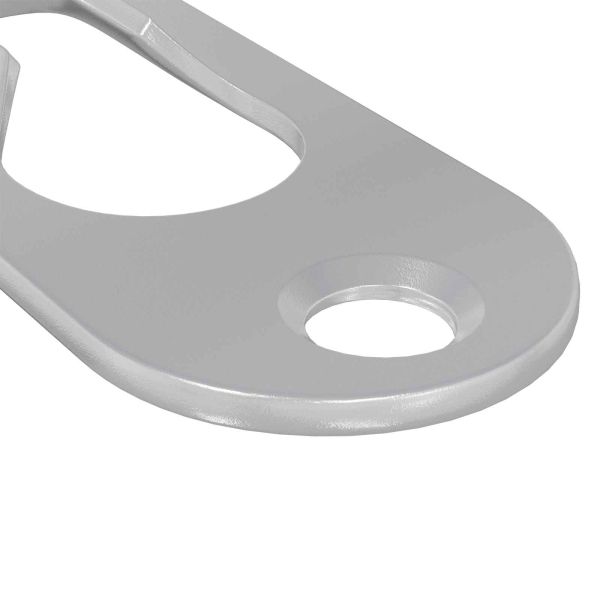 Ключалка закачалка 2 pcs Сребрист 45 x 16 x 3.5 мм Желязо