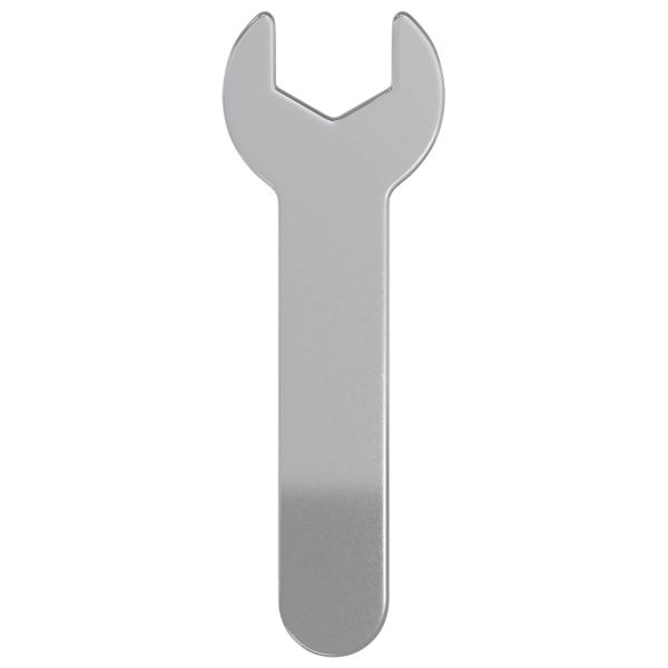 Спанер 2 pcs Сребрист 13 mm Желязо