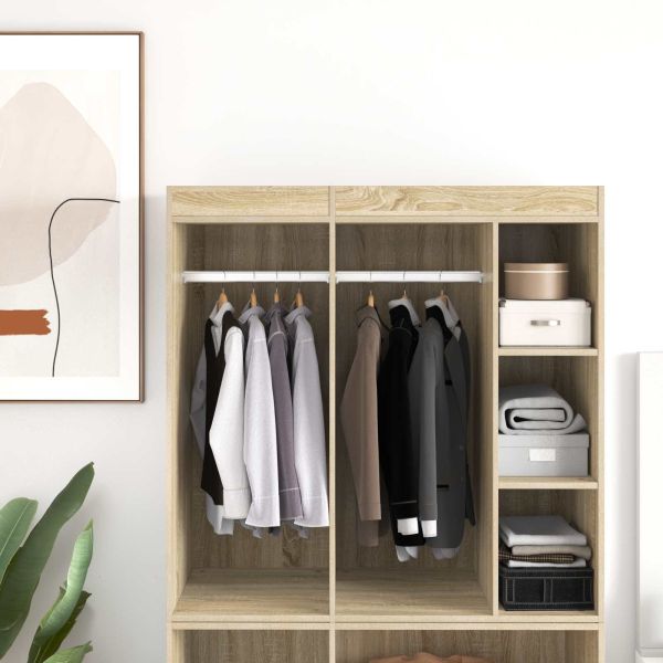 Тръба за дрешник 12 pcs Сребрист 764 x 15 x 29 мм