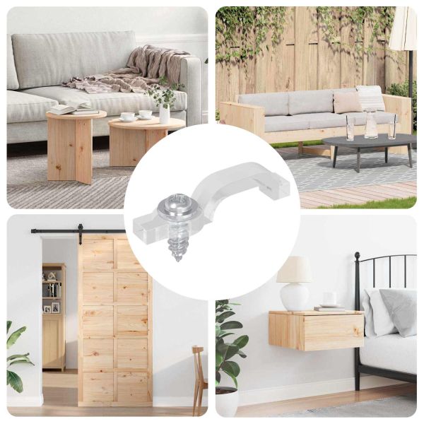 LED стрип клипове 12 pcs Прозрачен 2 x 1 x 0.5 см