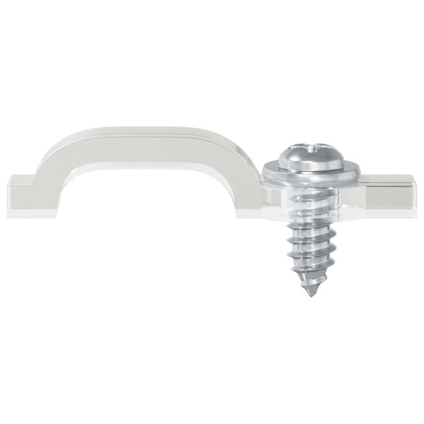 LED стрип клипове 12 pcs Прозрачен 2 x 1 x 0.5 см