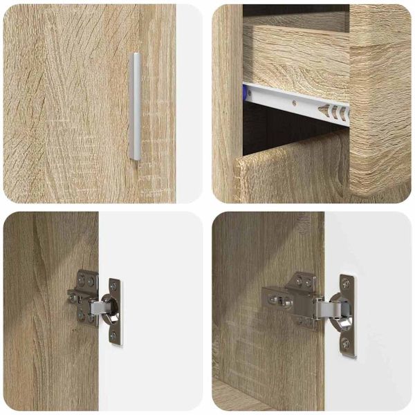 Служебен шкаф Сонома дъб 88,5 x 30,5 x 73 см Инженерно дърво