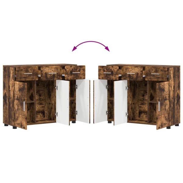 Служебен шкаф Димян дъб 88,5 x 30,5 x 73 см Инженерно дърво