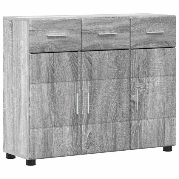 Служебен шкаф Сив Сонома 88,5 x 30,5 x 73 см Инженерно дърво