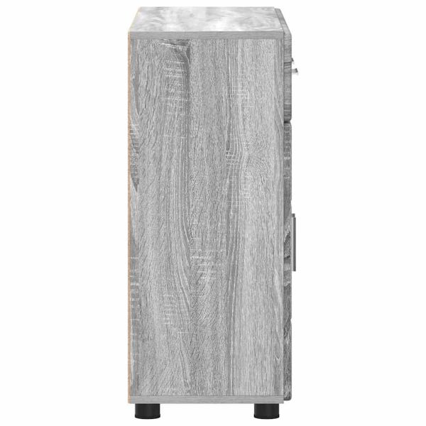 Служебен шкаф Сив Сонома 88,5 x 30,5 x 73 см Инженерно дърво