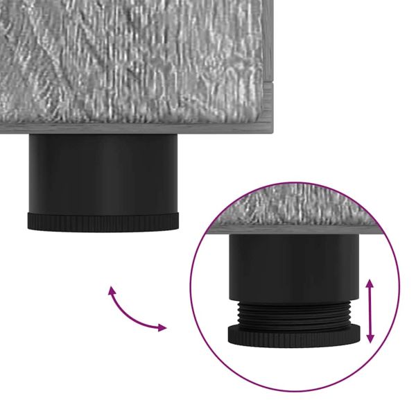 Служебен шкаф Сив Сонома 88,5 x 30,5 x 73 см Инженерно дърво