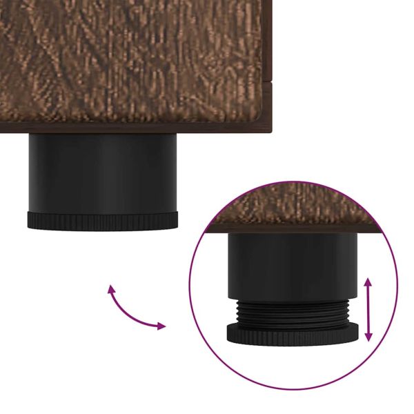 Служебен шкаф Кафяв дъб 88,5 x 30,5 x 73 см Инженерно дърво