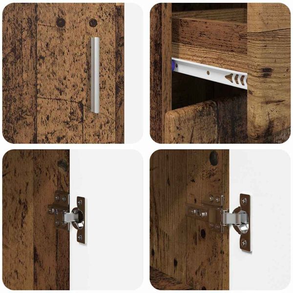 Служебен шкаф Старо дърво 88,5 x 30,5 x 73 см Инженерно дърво