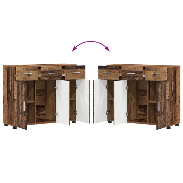 Служебен шкаф Старо дърво 88,5 x 30,5 x 73 см Инженерно дърво