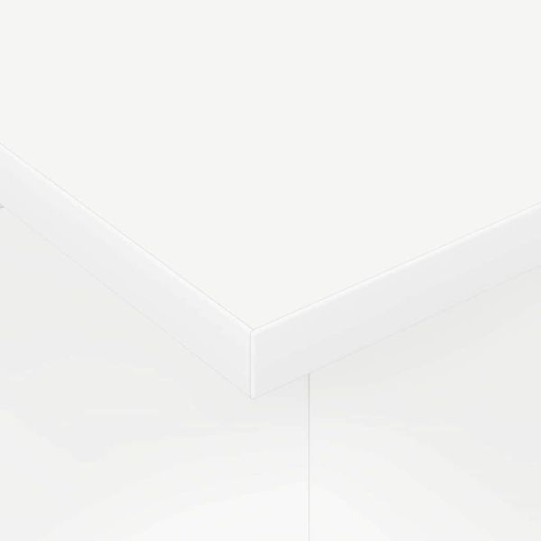 ТВ стойка Бяло 102 x 35 x 45 см Инженерно дърво