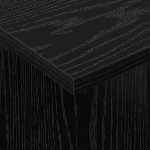 ТВ стойка 2 pcs Черния дъб 50 x 35 x 45 cm Инженерно дърво