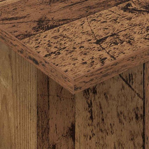 ТВ стойка 2 pcs Старо дърво 50 x 35 x 45 cm Инженерно дърво