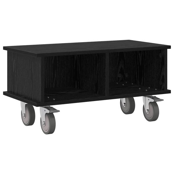 ТВ стойка Черния дъб 68,5 x 35 x 35 см Инженерно дърво