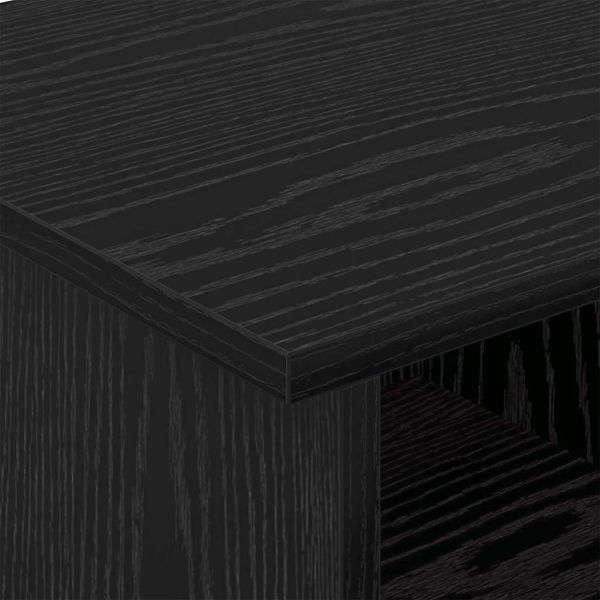 ТВ стойка Черния дъб 68,5 x 35 x 35 см Инженерно дърво