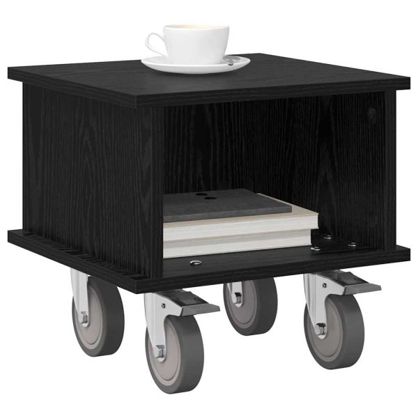 ТВ стойка Черния дъб 37 x 35 x 35 см Инженерно дърво