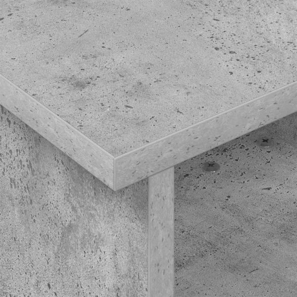 ТВ стойка Циментено сиво 37 x 35 x 35 см Инженерно дърво