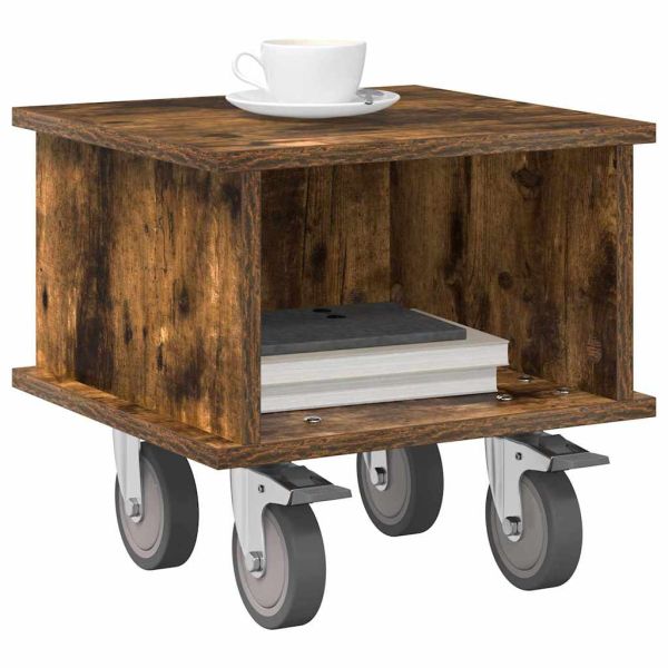 ТВ стойка Димян дъб 37 x 35 x 35 см Инженерно дърво