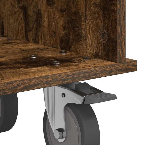 ТВ стойка Димян дъб 37 x 35 x 35 см Инженерно дърво