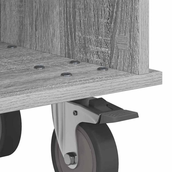 ТВ стойка Сив Сонома 37 x 35 x 35 см Инженерно дърво