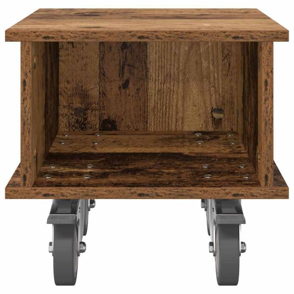 ТВ стойка Старо дърво 37 x 35 x 35 см Инженерно дърво