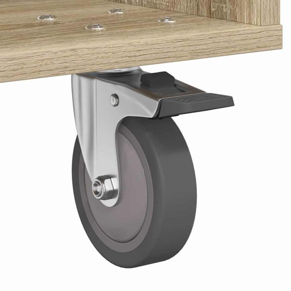 Нощно шкафче Сонома дъб 40,5 x 40 x 48 см Инженерно дърво