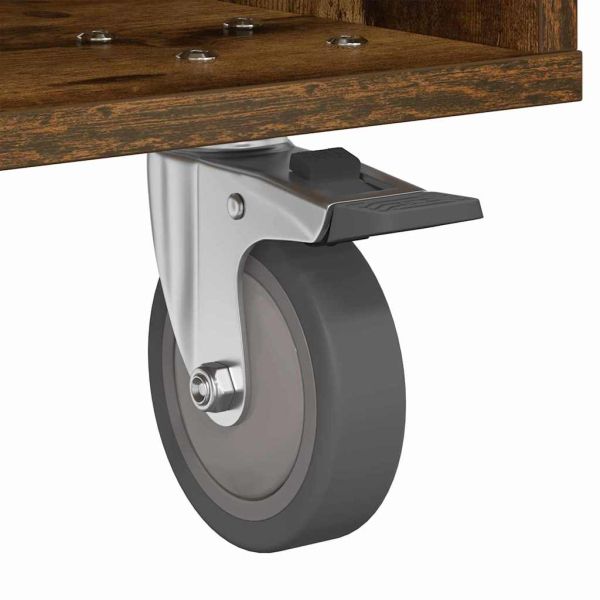 Нощно шкафче Димян дъб 40,5 x 40 x 48 см Инженерно дърво